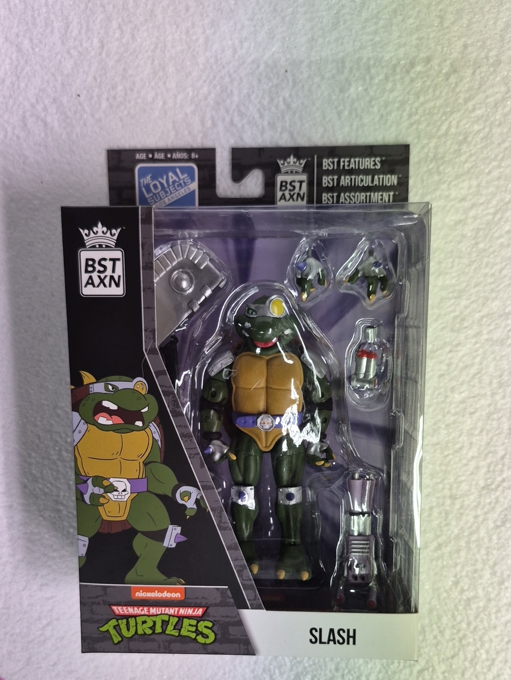 BST AXN Teenage Mutant Ninja Turtles Slash Action Figure - Green & Purple